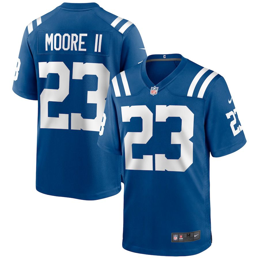 Men Indianapolis Colts #23 Kenny Moore II Nike Royal Game NFL Jersey